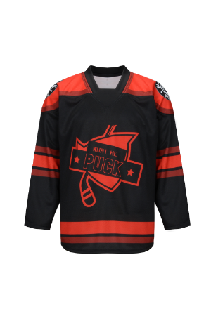 WHP JERSEY - BLACK RED